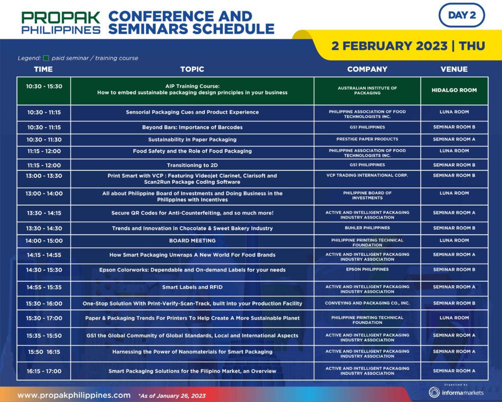 Conference And Seminars - International Processing & Packaging 